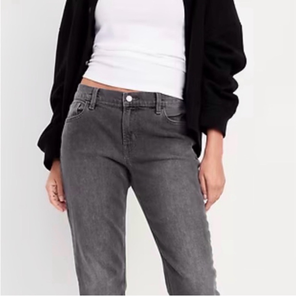 Old Navy EUC SIZE 10 Women's WOW BOYFRIEND Straight Leg Jeans FADED BLACK